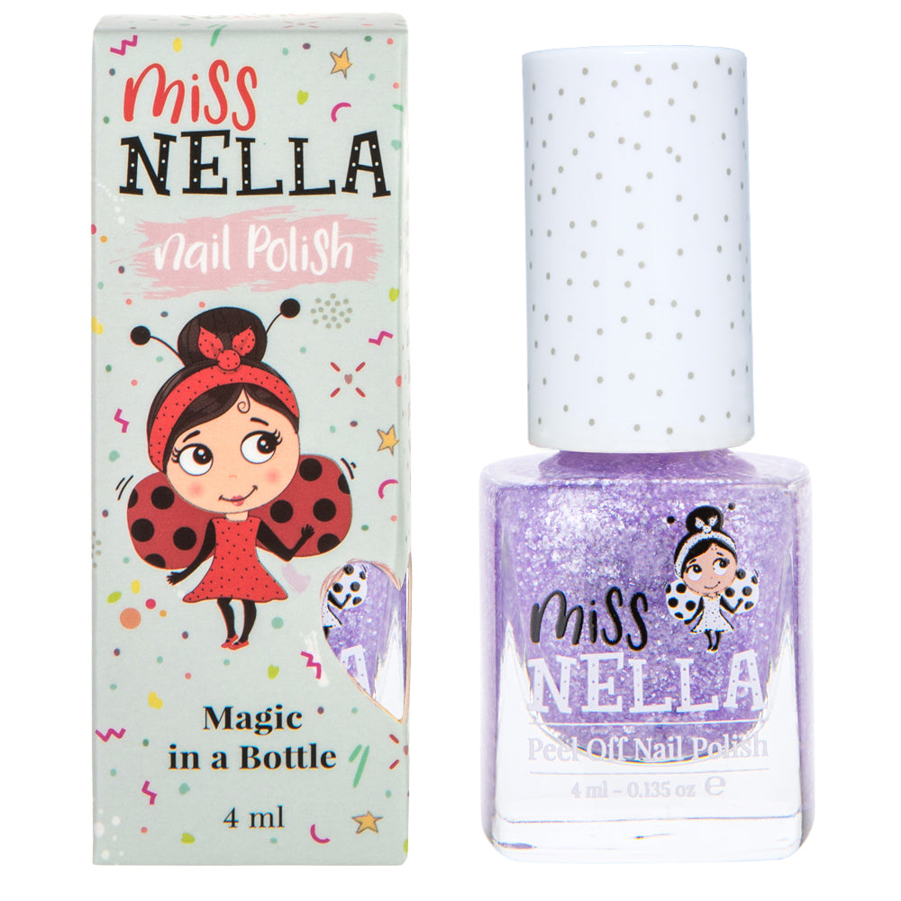 Sparkly Zebra 4ml Peel off Kids Nail Polish