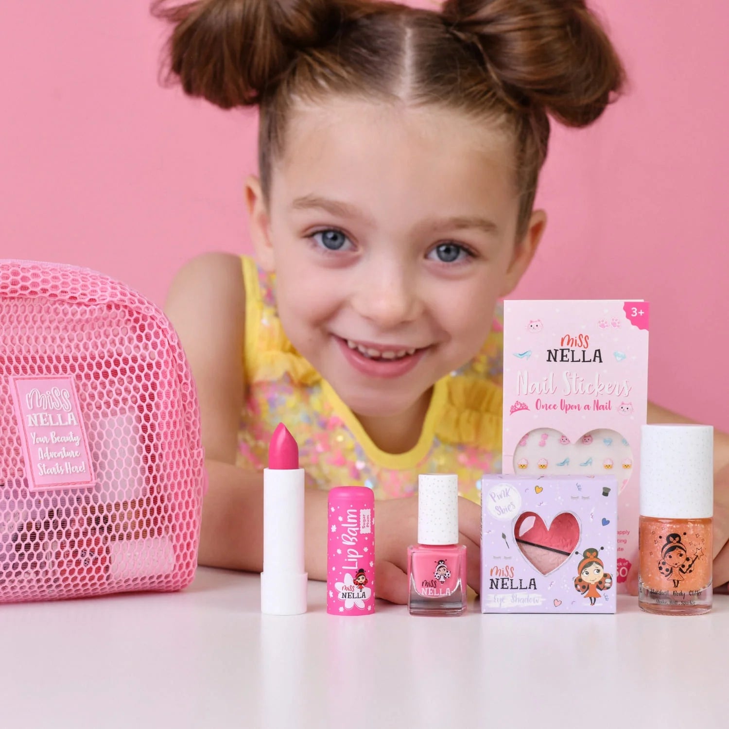 Rosy Glossy Mesh Makeup Set